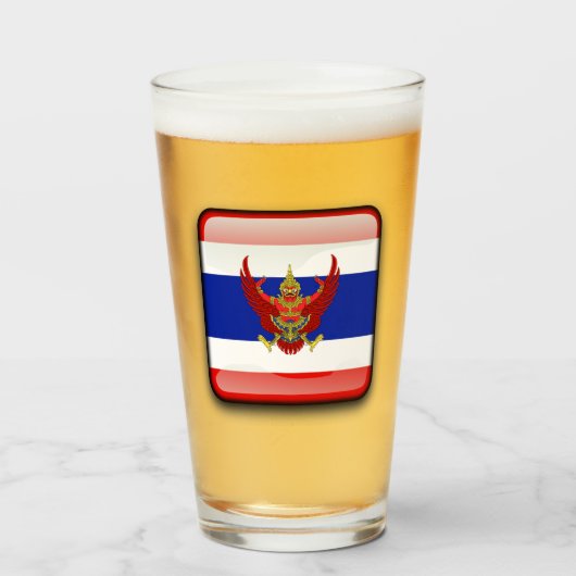 Thai vlagembleem glas (Voorkant gevuld)