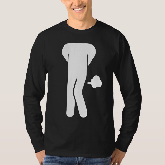 THAI-VOEDSEL KAN SPIEK ⚠ Funny Sign : Restrooms ⚠ T-shirt (Voorkant)