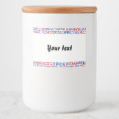 Thai Voedselcontainer Etiket (Voorkant)