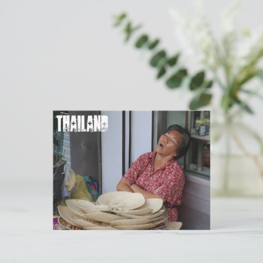 Thai Woman Briefkaart (Staand voorkant)