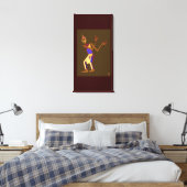 Thaidanser - man canvas afdruk (Insitu (Slaapkamer))