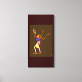 Thaidanser - man canvas afdruk (Voorkant)