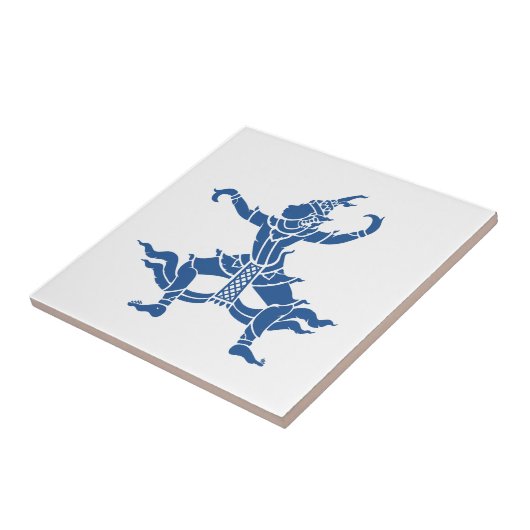 Thaidanser ⚠ Thailand bord ⚠ Tegeltje (Zijkant)