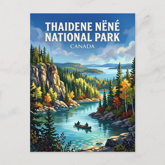Thaidene Nëné Nationaal Park Canada Briefkaart (Voorkant)