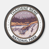 Thaidene Nene National Park Canada  badge Magneet (Voorkant)