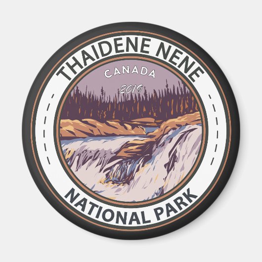 Thaidene Nene National Park Canada  badge Magneet (Voorkant)