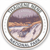 Thaidene Nene National Park Canada Travel  Sticker (Voorkant)