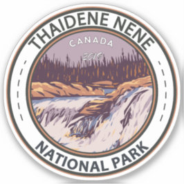 Thaidene Nene National Park Canada Travel  Sticker