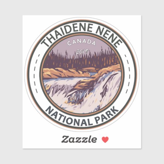 Thaidene Nene National Park Canada Travel  Sticker (Vel)