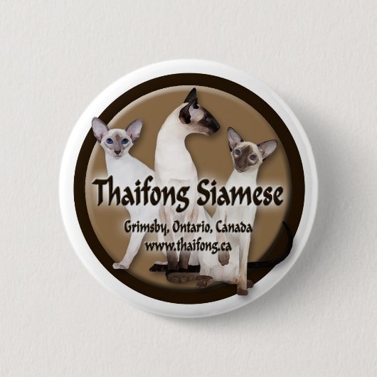Thaifong Cage Sign 2 Ronde Button 5,7 Cm (Voorkant)
