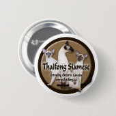 Thaifong Cage Sign 2 Ronde Button 5,7 Cm (Voorkant /achterkant)