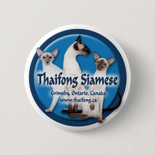 Thaifong Cage Sign Ronde Button 5,7 Cm (Voorkant)