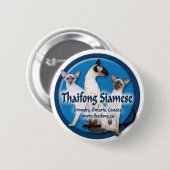 Thaifong Cage Sign Ronde Button 5,7 Cm (Voorkant /achterkant)