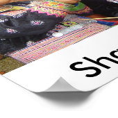 thailand 910, Sharing is zorgwekkend Poster (Hoek)