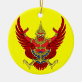THAILAND* Aangepaste kerstversiering Keramisch Ornament (Voorkant)