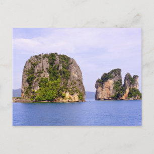 Thailand, Andaman Zee. Ao Phang Nga Islands in 2 Briefkaart