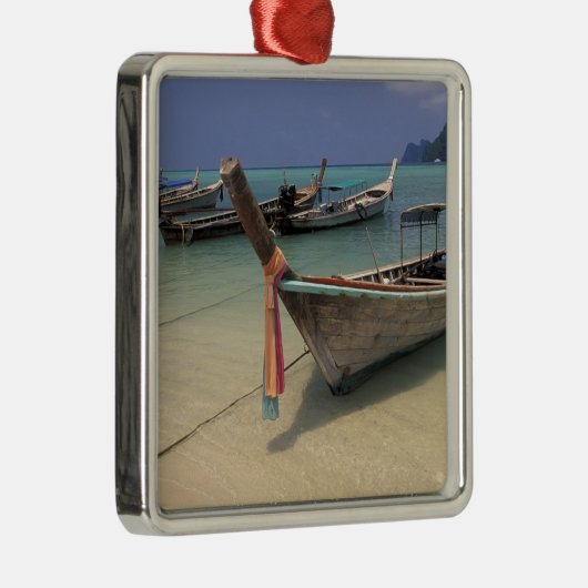 Thailand, Andaman Zee, Ko Phi Phi Island Metalen Ornament (Rechts)