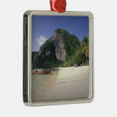 Thailand, Andaman Zee, Ko Phi Phi Island, strand Metalen Ornament (Rechts)
