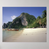 Thailand, Andaman Zee, Ko Phi Phi Island, strand Poster (Voorkant)