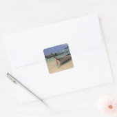 Thailand, Andaman Zee, Ko Phi Phi Island Vierkante Sticker (Envelop)