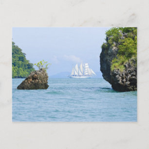Thailand, Andaman Zee. Star Fyer-clipper schip 2 Briefkaart