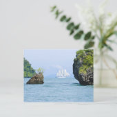 Thailand, Andaman Zee. Star Fyer-clipper schip 2 Briefkaart (Staand voorkant)