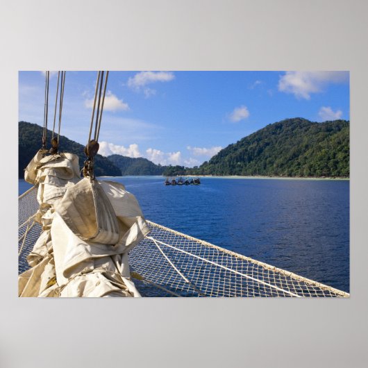 Thailand, Andaman Zee. Star Fyer klipper Poster (Voorkant)