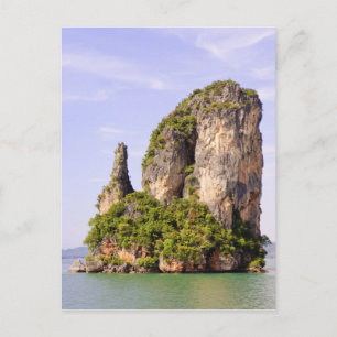 Thailand, Andamanzee. Ao Phang Nga-eilanden in Briefkaart