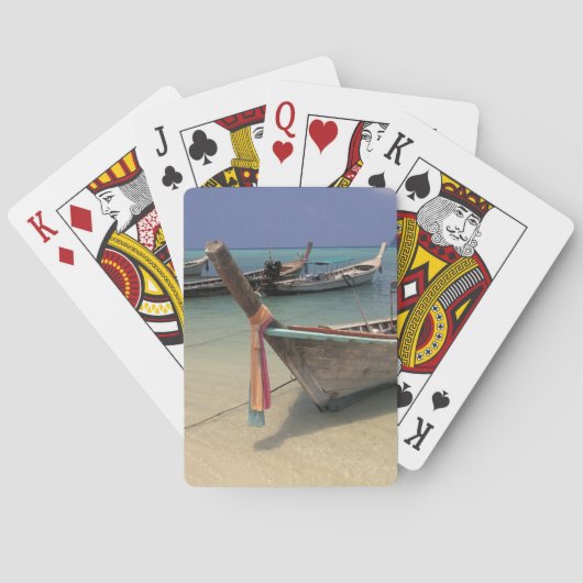 Thailand, Andamanzee, Ko Phi Phi-eiland, Pokerkaarten (Achterkant)
