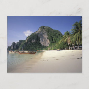 Thailand, Andamanzee, Ko Phi Phi-eiland, Strand Briefkaart