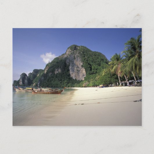 Thailand, Andamanzee, Ko Phi Phi-eiland, Strand Briefkaart (Voorkant)