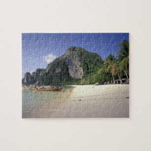 Thailand, Andamanzee, Ko Phi Phi-eiland, Strand Legpuzzel