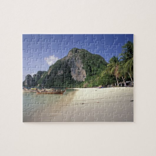 Thailand, Andamanzee, Ko Phi Phi-eiland, Strand Legpuzzel (Horizontaal)