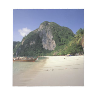 Thailand, Andamanzee, Ko Phi Phi-eiland, Strand Notitieblok