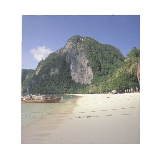 Thailand, Andamanzee, Ko Phi Phi-eiland, Strand Notitieblok (Voorkant)