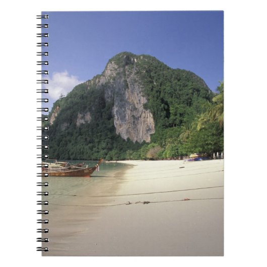 Thailand, Andamanzee, Ko Phi Phi-eiland, Strand Notitieboek (Voorkant)