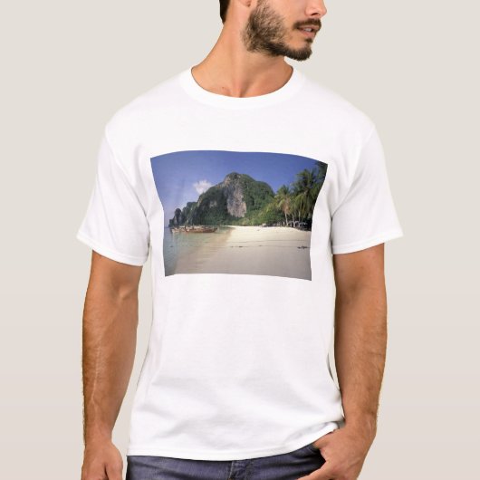 Thailand, Andamanzee, Ko Phi Phi-eiland, Strand T-shirt (Voorkant)