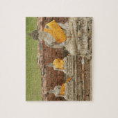 Thailand, Ayutthaya. Statuut van de zittende boedd Legpuzzel (Verticaal)