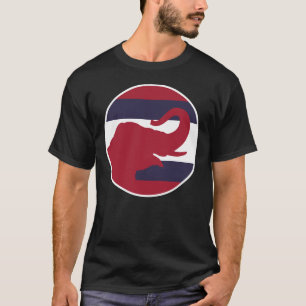 Thailand Aziatische olifant Thaise nationale diere T-shirt