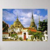 Thailand, Bangkoj Wat Phra Chetuphon Poster (Voorkant)