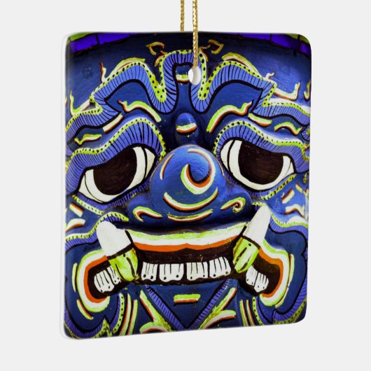 Thailand Bangkok Aangepaste kerstversiering Keramisch Ornament (Rechts)