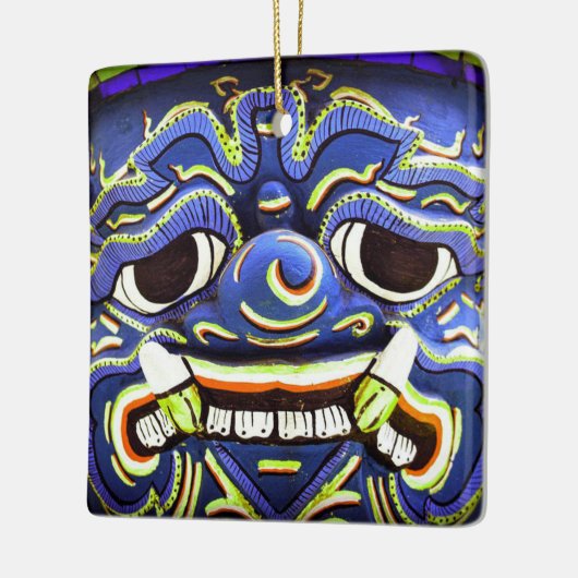 Thailand Bangkok Aangepaste kerstversiering Keramisch Ornament (Links)