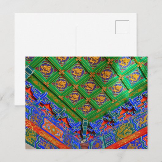 Thailand, Bangkok | Drakentempel Briefkaart (Voorkant / Achterkant)