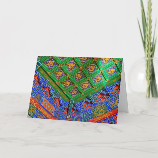 Thailand, Bangkok| Drakentempel Kaart (Voorkant)