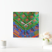 Thailand, Bangkok | Drakentempel Vierkante Klok (Huis)