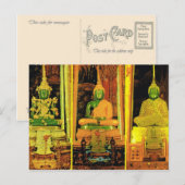 Thailand, Bangkok Emerald Buddha Briefkaart (Voorkant / Achterkant)