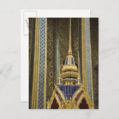 Thailand, Bangkok. Gegevens over de ornataal versi Briefkaart (Voorkant / Achterkant)