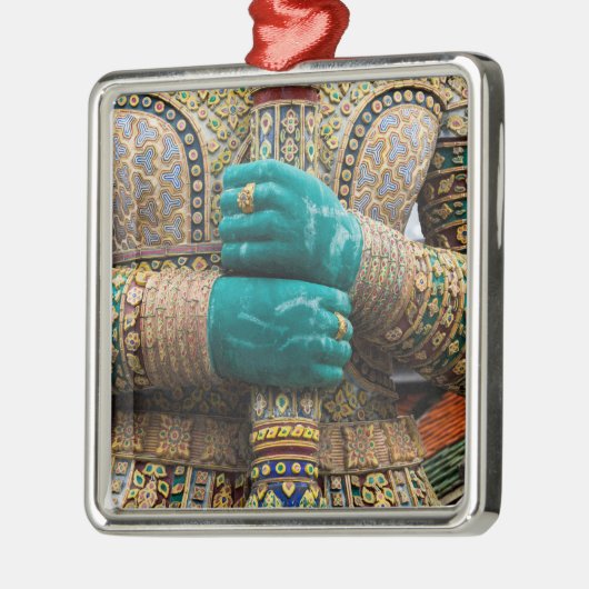 Thailand, Bangkok, Grand Palace Metalen Ornament (Links)