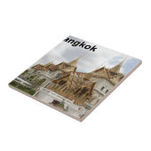 Thailand Bangkok grand palace (nieuw) (St.K.) Tegeltje (Zijkant)