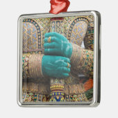 Thailand, Bangkok, Groot Paleis Metalen Ornament (Links)